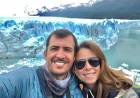 Reapertura: Meliza  y Felipe finalmente conocieron el glaciar Perito Moreno