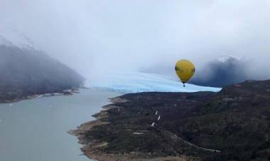 Ultramagic Argentina Eclipse Experience, globos aerostáticos en el glaciar Perito Moreno