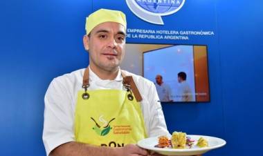 Chef calafateño obtuvo segundo puesto  en Torneo Nacional de Gastronomía Saludable   