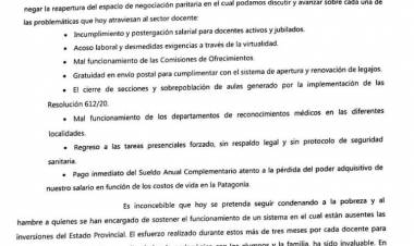 ADOSAC reclama a Trabajo y CPE espacios de diálogo