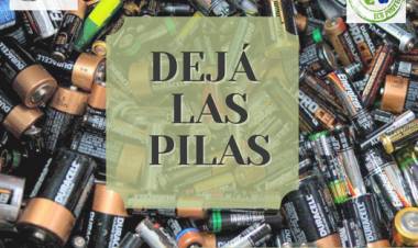 “Dejá las pilas”, acción de Calafate Natural y La Semilla Eco Proyectos