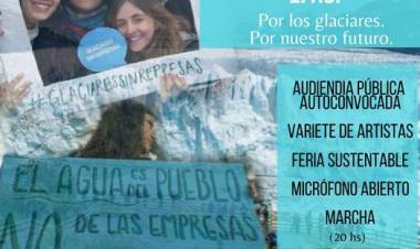 El Calafate marcha: Movilización en defensa del agua 