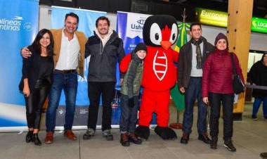 USHUAIA RECIBIÓ EL PRIMER VUELO DIRECTO DEL INVIERNO  DESDE SAN PABLO
