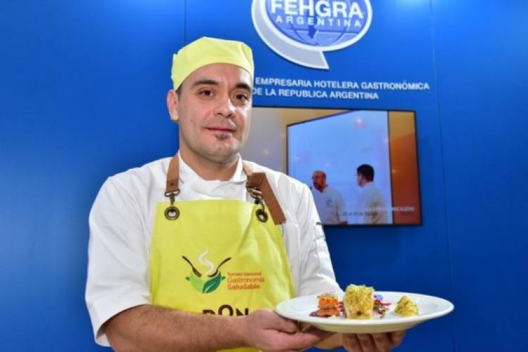 Chef calafateño obtuvo segundo puesto  en Torneo Nacional de Gastronomía Saludable   