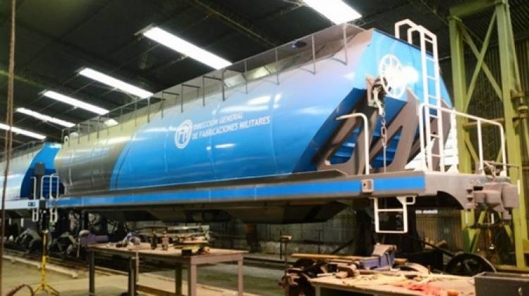 FABRICACIONES MILITARES: producirán vagones cerealeros para Trenes Argentinos Cargas