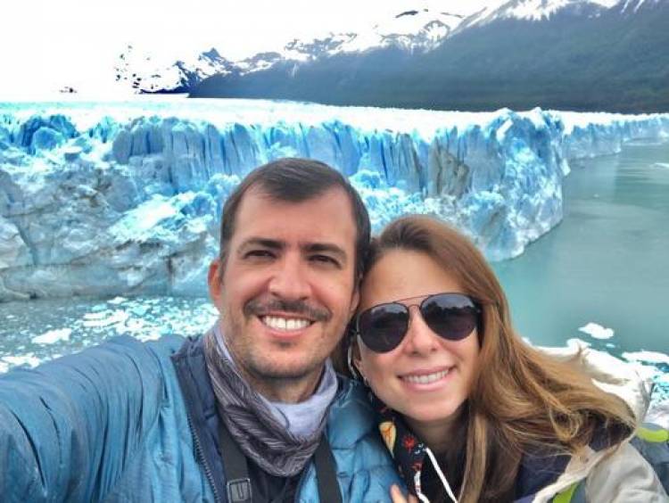 Reapertura: Meliza  y Felipe finalmente conocieron el glaciar Perito Moreno