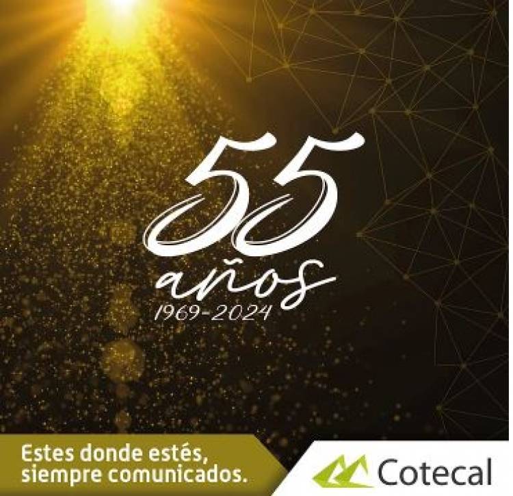 ¡Cotecal Celebra 55 Años Conectando Hogares!