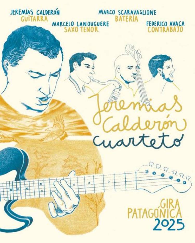 El Jeremías Calderón Cuarteto Jazz se presentará en La Fábrica en octubre